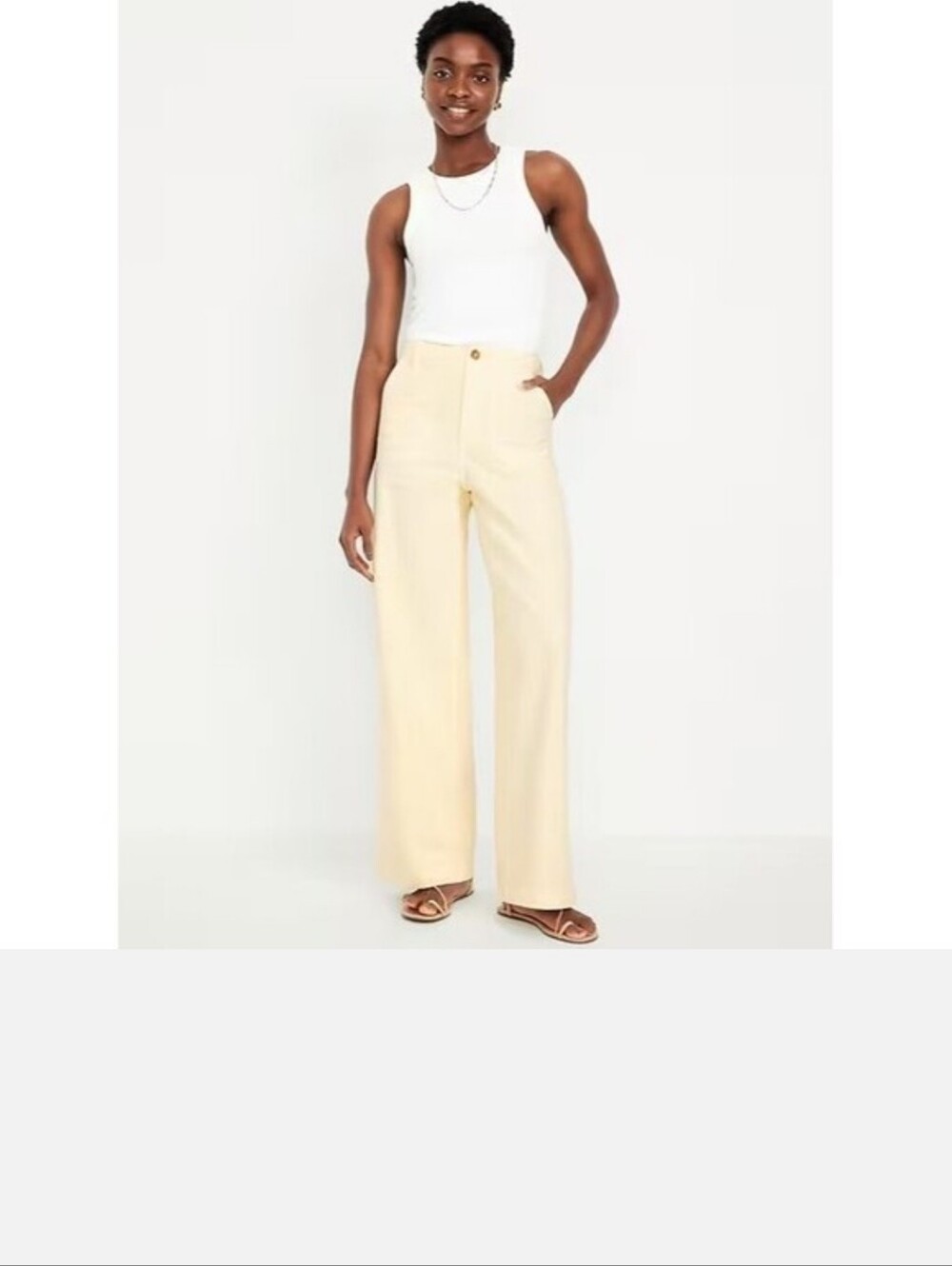 Old Navy Yellow Baggy Wide Leg Jeans (Two Sizes Available)